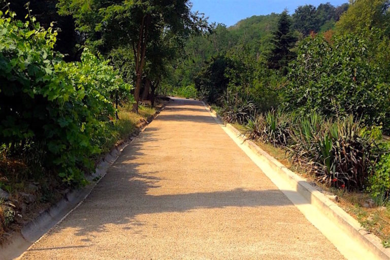 Pavimentazione drenante studiata per zone a vincolo paesaggistico